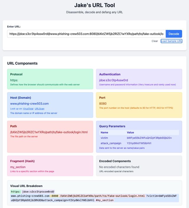 Jake&rsquo;s URL Tool